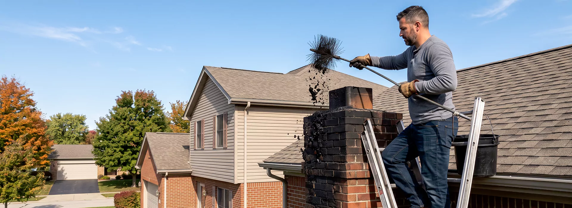 Chimney Creosote Cleaning in Edison