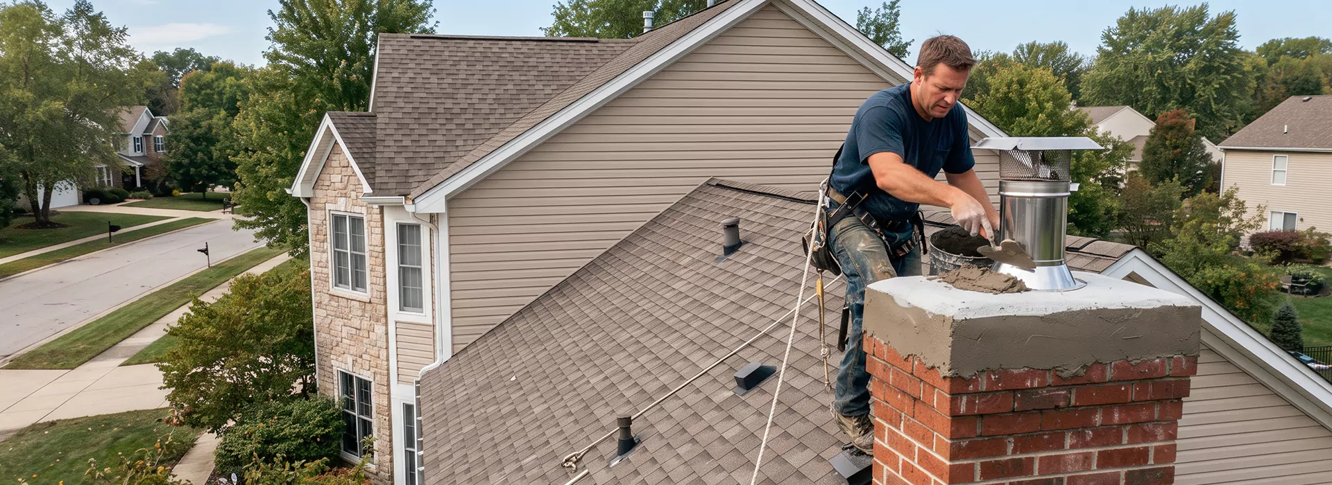 Chimney Crown Installation Edison, NJ
