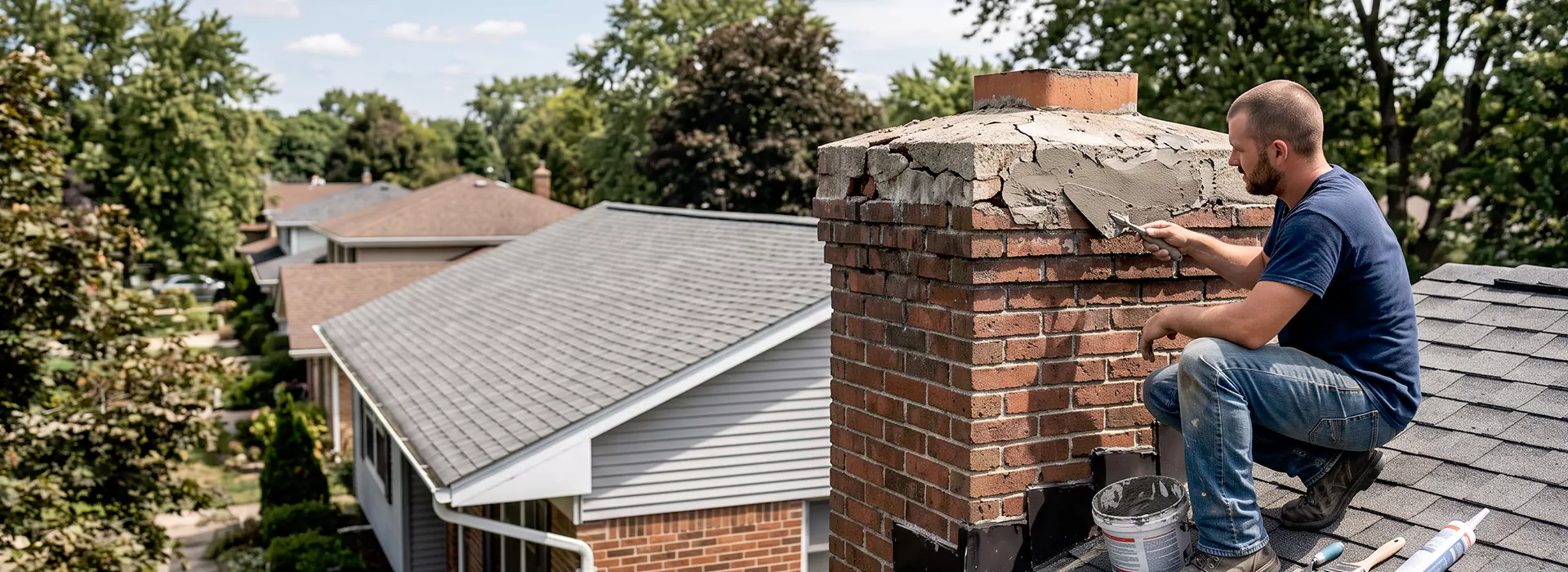 Chimney Crown Repair Edison, NJ