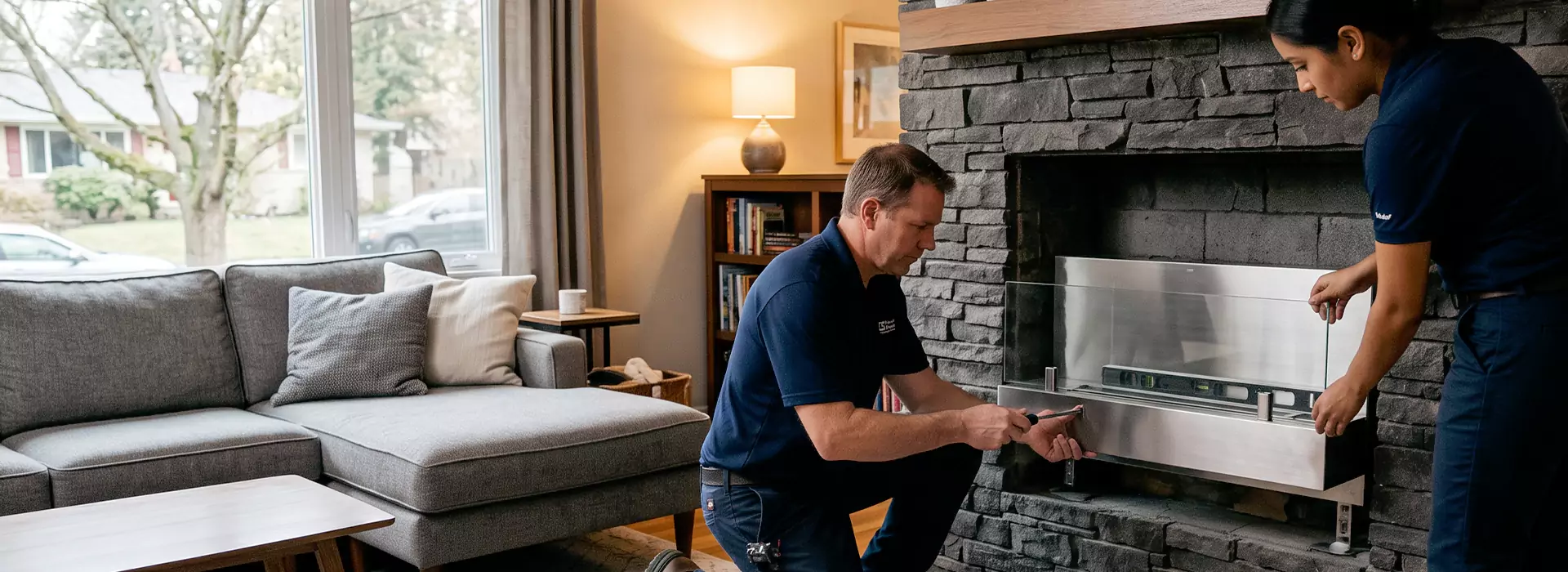 Ethanol Fireplace Installation in Edison, NJ