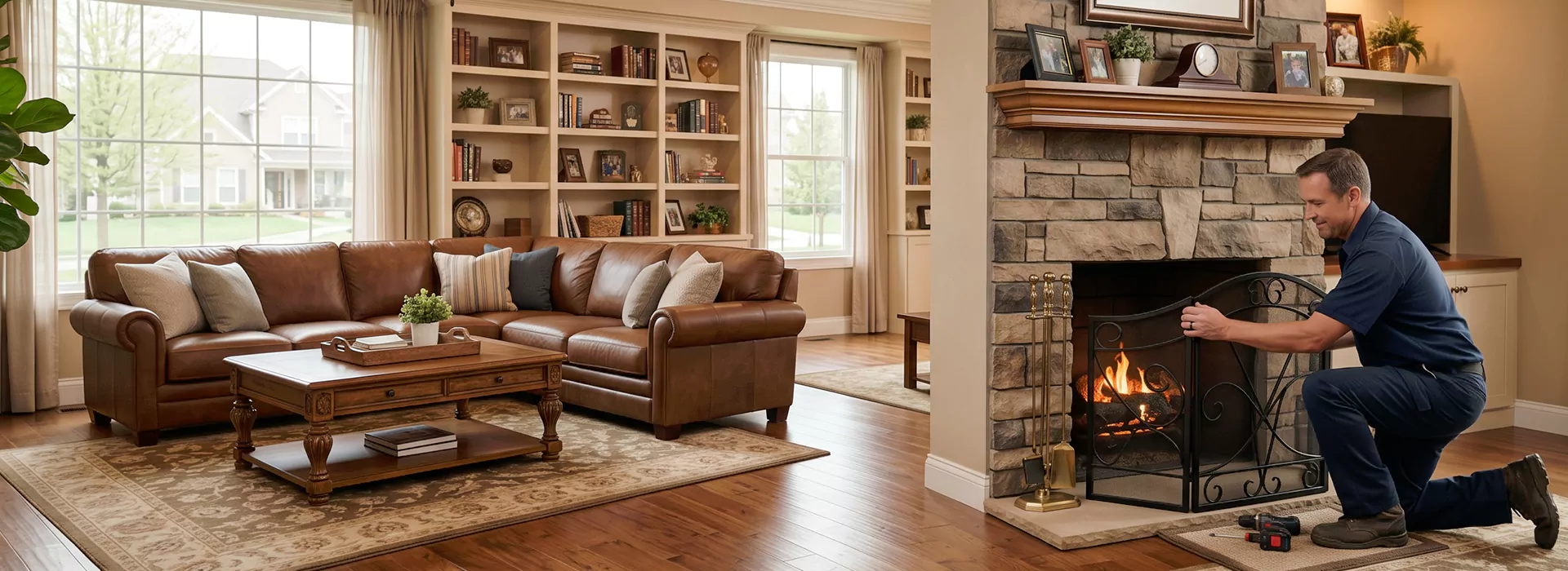 Fireplace Screen Installation Edison, NJ