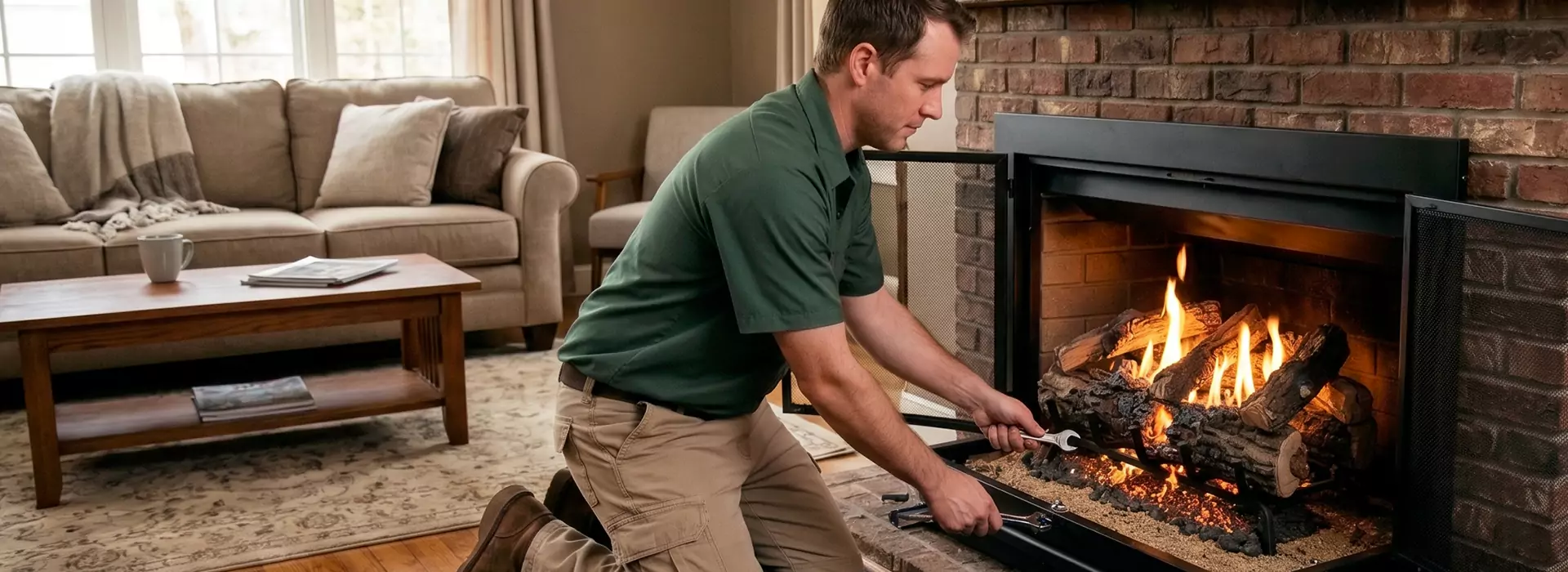 Gas Fireplace Logs in Edison, NJ