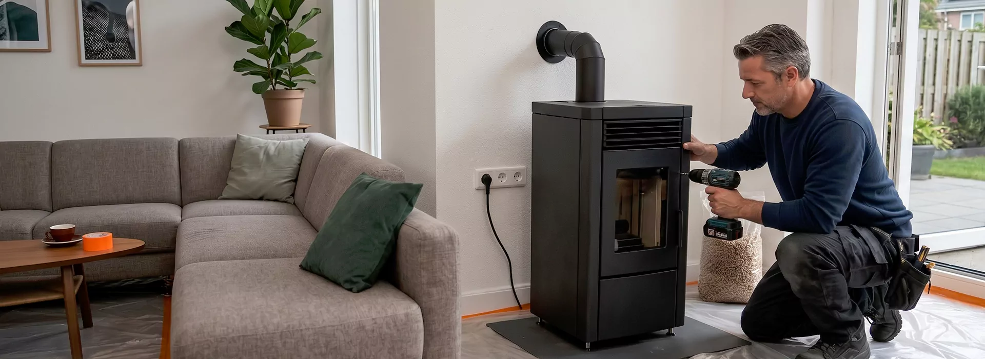 Pellet Stove Chimney Installation in Edison, NJ