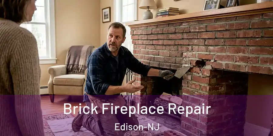 Brick Fireplace Repair Edison-NJ