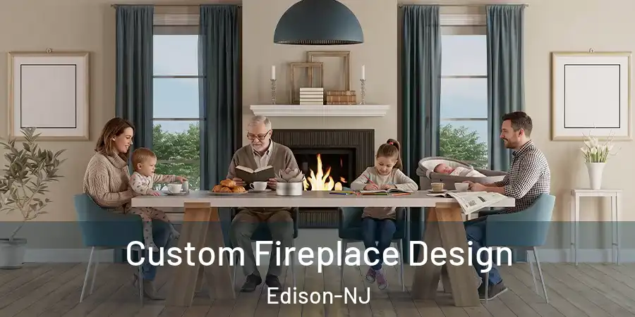 Custom Fireplace Design Edison-NJ