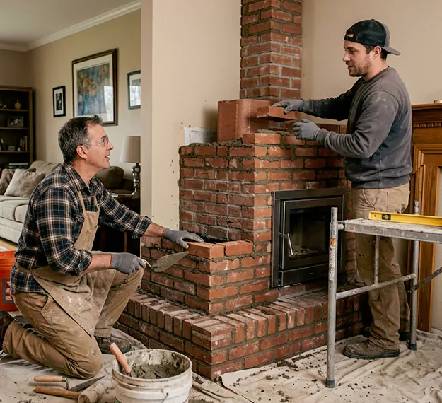 Certified Brick Fireplace Installation Company: Your Local Masonry Fireplace Contractors in Edison, NJ