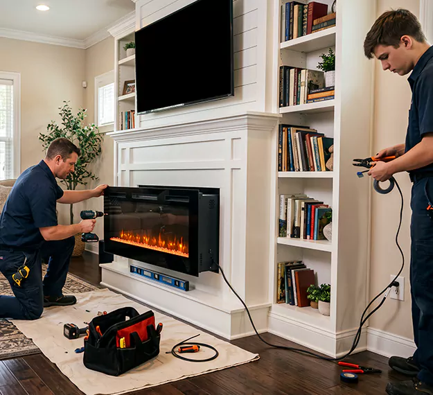 Certified Electric Fireplace Installation Company: Your Local Electric Fireplace Contractors in Edison, NJ!