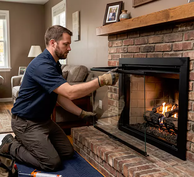 Certified Fireplace Glass Installation Company: Your Local Fireplace Glass Door Installer in Edison, NJ