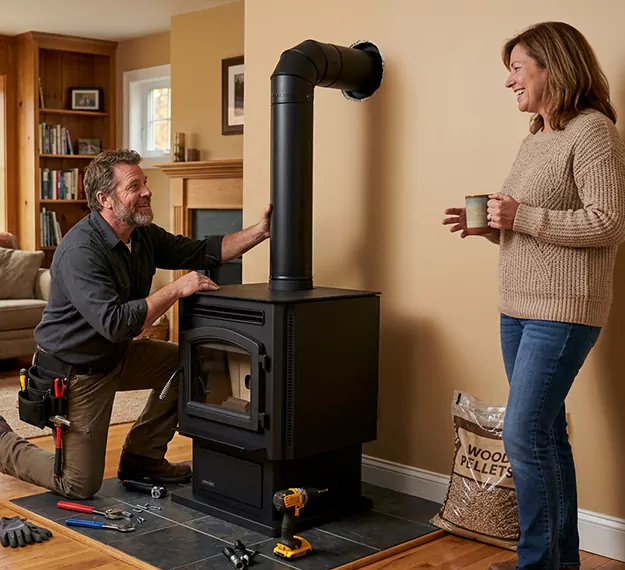 Certified Pellet Fireplace Installation Company: Your Local Pellet Stove Fitting Team in Edison, NJ