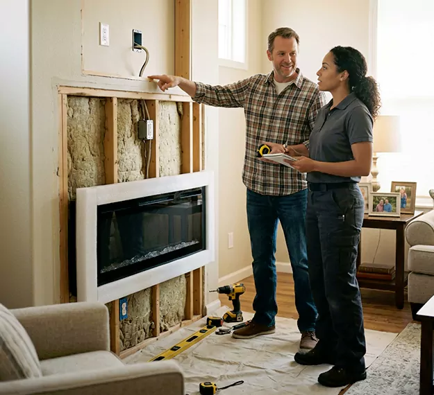 Why Edison, NJ Homeowners Choose Our Electric Fireplace Installation Team?