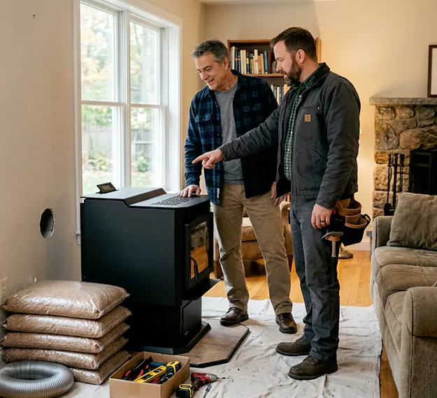 Why Edison Homeowners Choose Our Pellet Fireplace Installation Team?