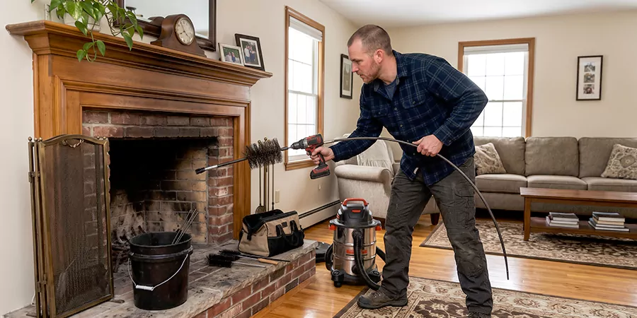 Flue Cleaning in Edison