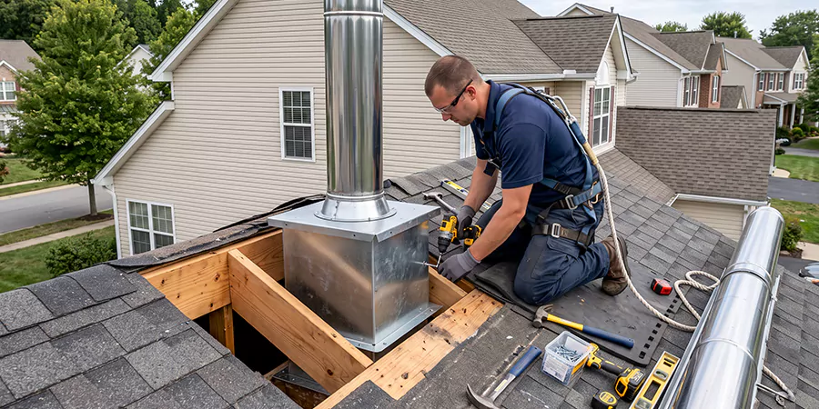 Chimney Support Box Installation Edison