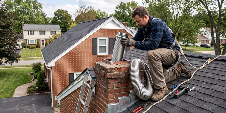 Chimney Sleeve Installation Edison