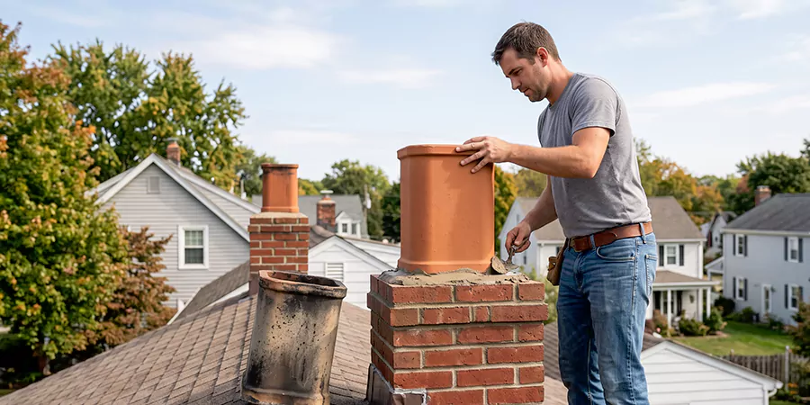 Matching Chimney Pot Replacement Edison