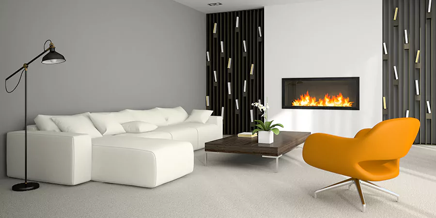 Custom Electric Fireplace Design Edison