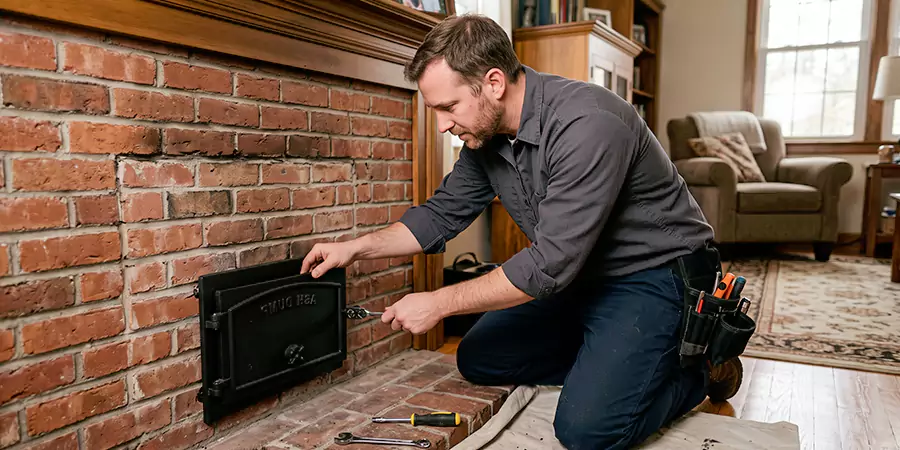 Fireplace Ash Dump Door Installation Edison