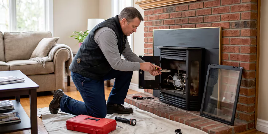 Natural Gas Fireplace Repair Edison