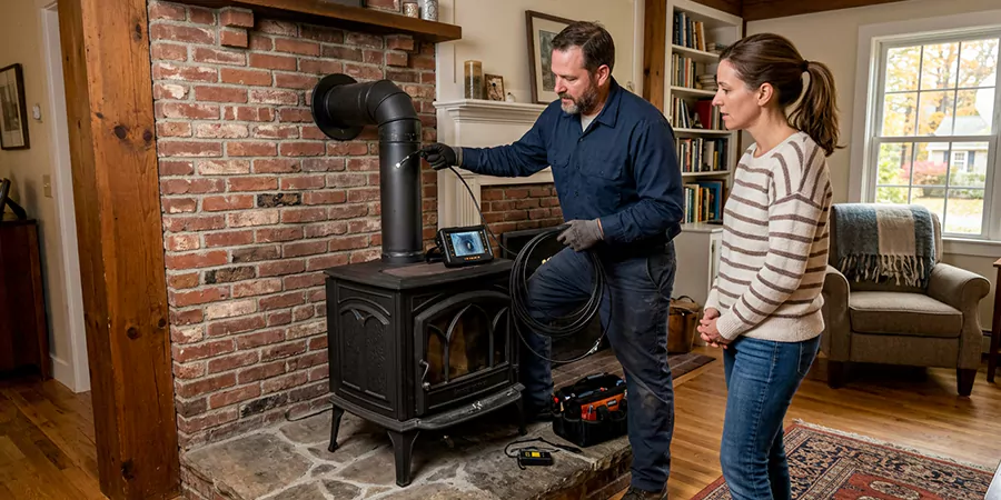 Wood Stove Chimney Inspection Edison